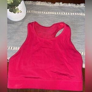 Woman’s size medium red pink fabletics sports bra